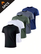 5PCS Camisa Respirável Simples