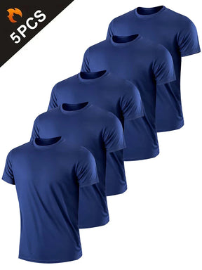 5PCS Camisa Respirável Simples