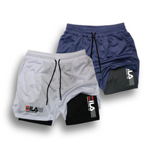 KIT 2 SHORTS DE COMPRESSÃO 2 EM 1 PRO FIT  [PAGUE 01 LEVE 02]