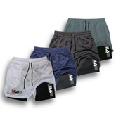 KIT 4 SHORTS DE COMPRESSÃO 2 EM 1 PROFIT  [PAGUE 02 LEVE 04]